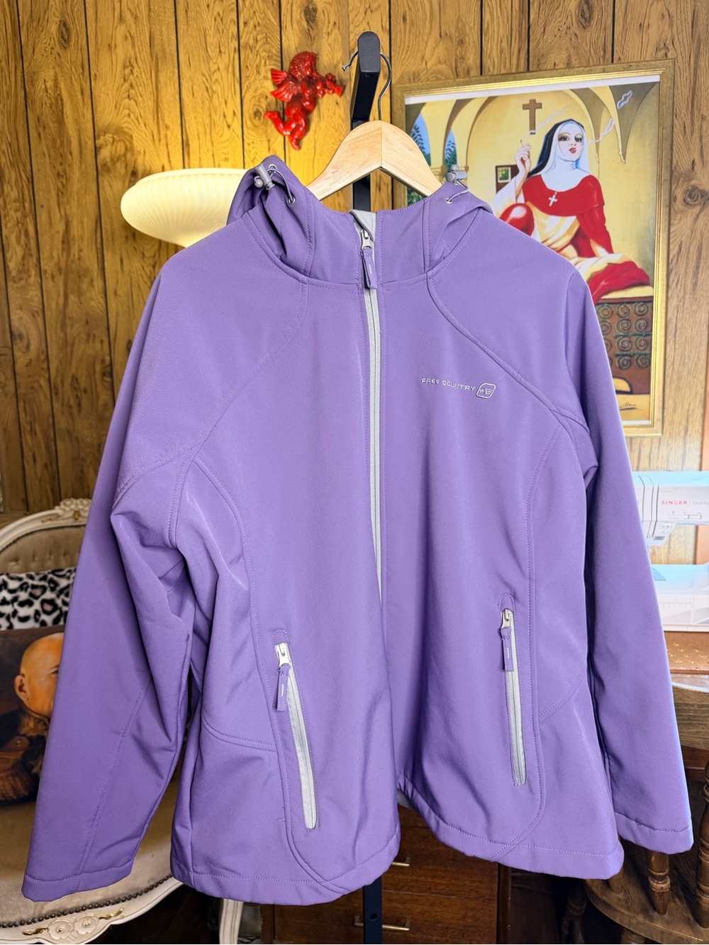 Free Country Lavender Hooded Ski Jacket